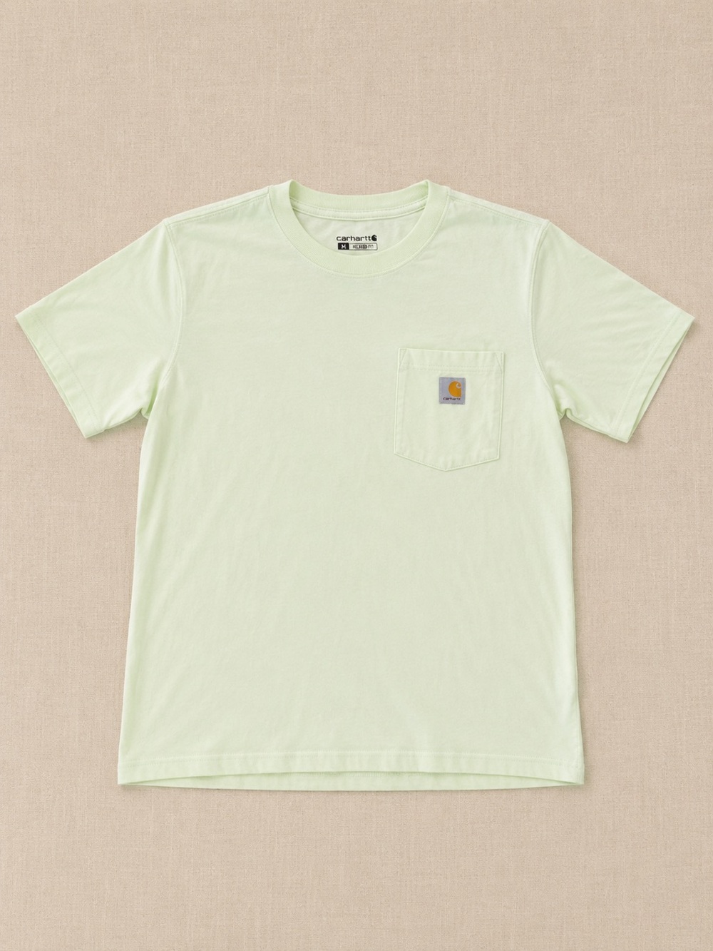 Carhartt Loose Fit Pocket T-Shirt Pale Yellow Women’s Small S